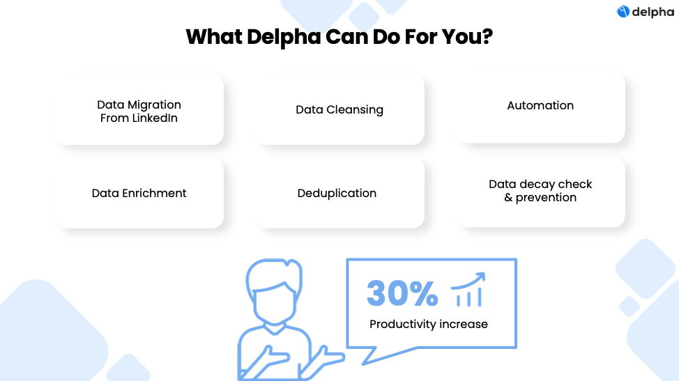 Delpha prospecting benefits